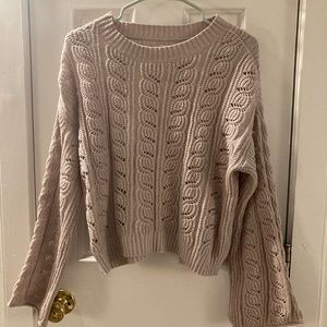 Mauve knit sweater, American Eagle, Size XS